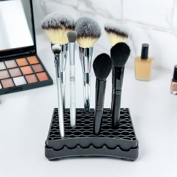 Black Brush Drying Rack