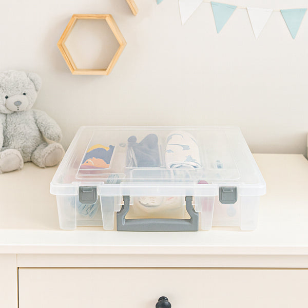 Large Square Storage Solution with (7) Bins