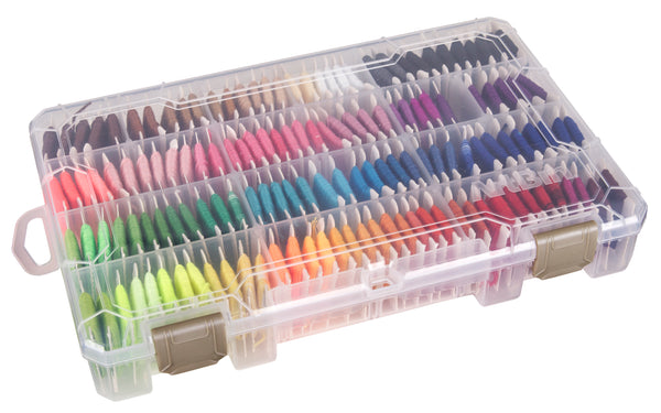 Floss Finder Box with 6 Compartments and 12 Dividers