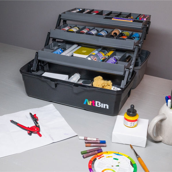 3-Tray Art Supply Box