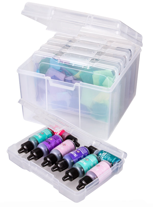 Photo & Craft Organizer Set with (5) Plastic Storage Containers