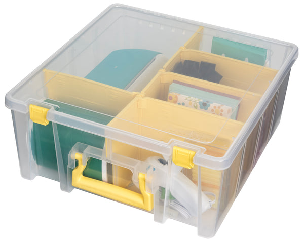 Super Satchel Double Deep with Yellow Accents
